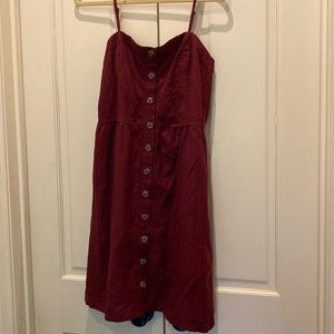Burgundy Cotton Sundress New w/tags by Universal Thread